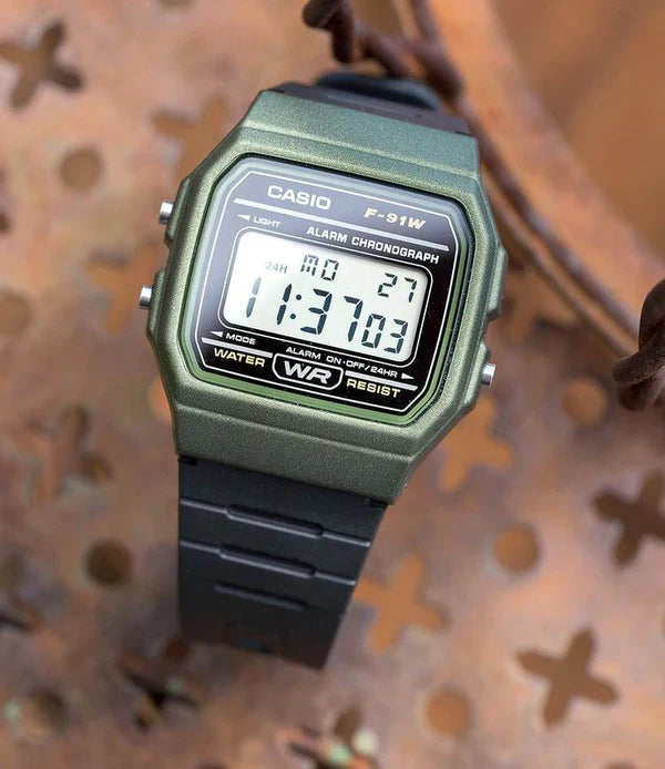 Trending Mens Casio F-91WM-3adf Youth Digital Watch F-91WM-3AEF