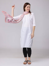 Abstract Printed Blossom Scarf