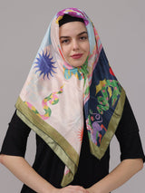 Blush Pink Chiffon Scarf