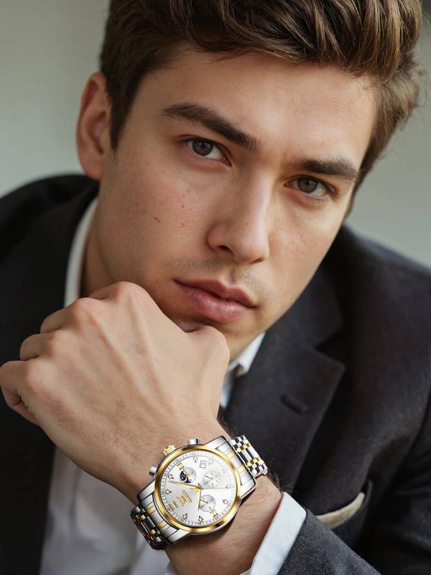 Olevs Analog Watch for Men (Model G2858GJ-JB)