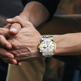 Olevs Analog Watch for Men (Model G2858GJ-JB)