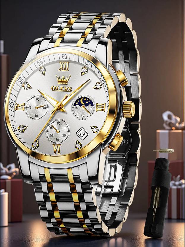 Olevs Analog Watch for Men (Model G2858GJ-JB)