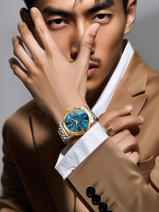 OLEVS Analog Watch  - For Men CIF-S-G3655GJ-JL