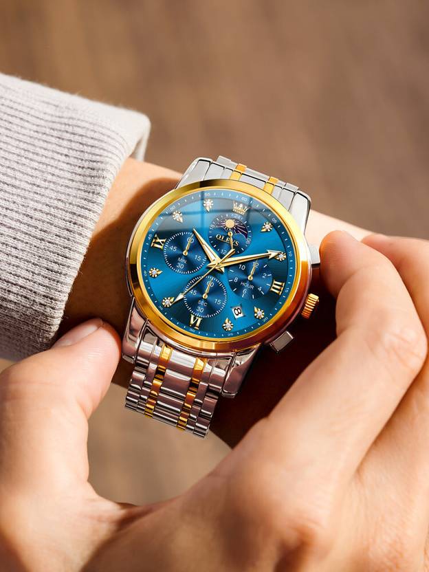 OLEVS Analog Watch  - For Men CIF-S-G3655GJ-JL