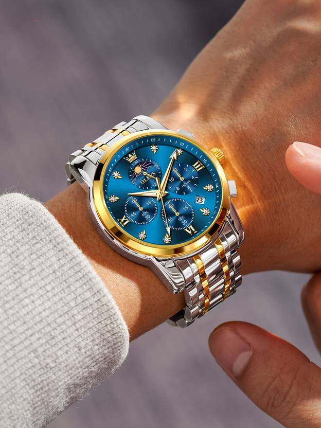OLEVS Analog Watch  - For Men CIF-S-G3655GJ-JL