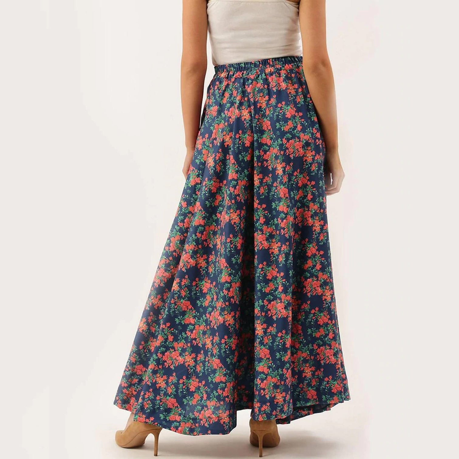 Micro Designed Digital Printed Skirt