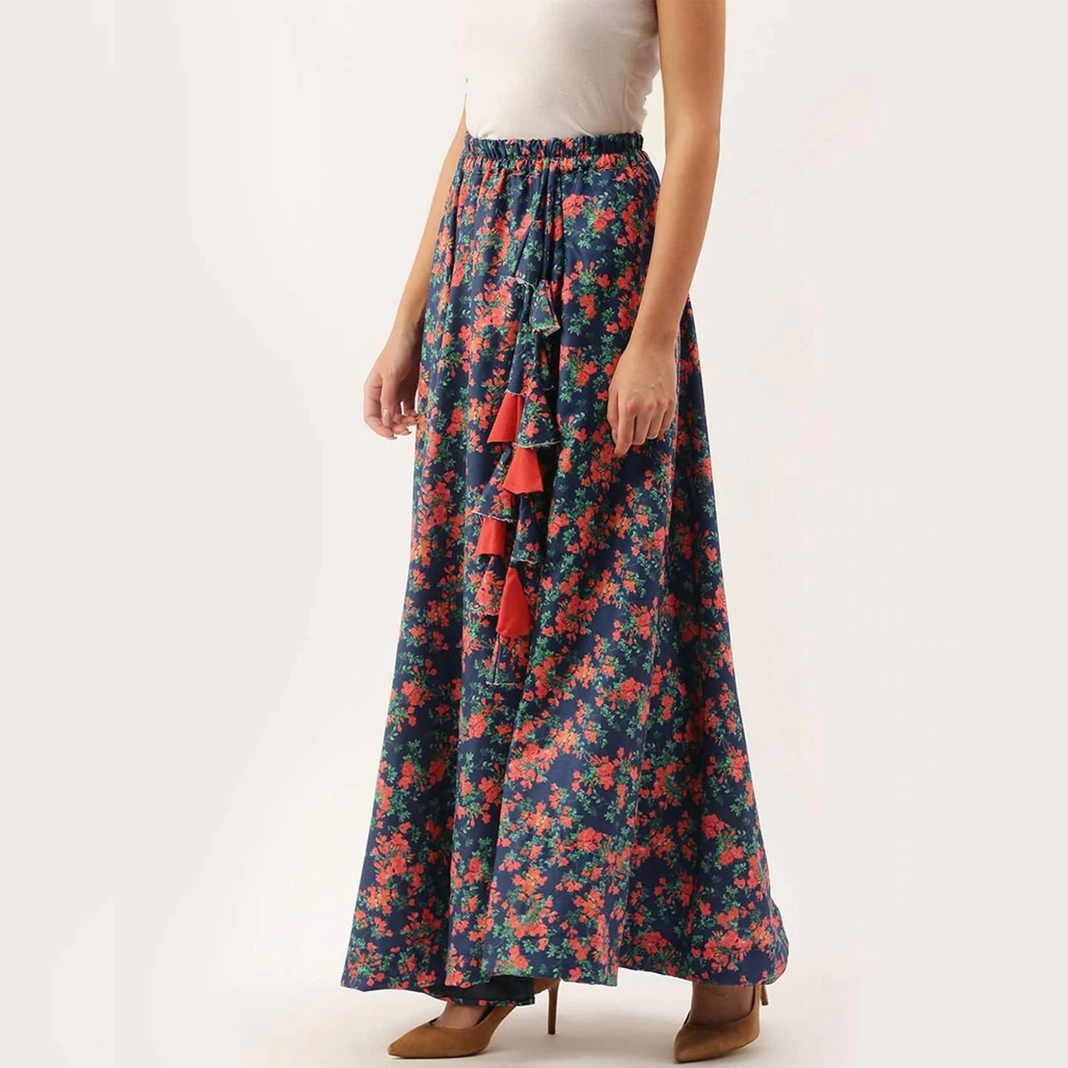 Micro Designed Digital Printed Skirt