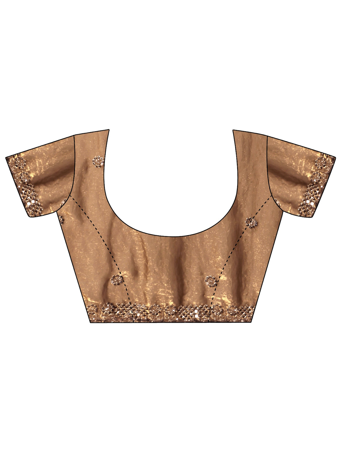 Mameraa Art Green Embellished Tissue Saree