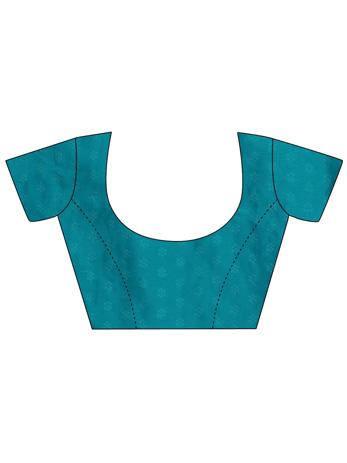 Mameraa Teal Green Meenakari Banarasi Silk Blend Saree