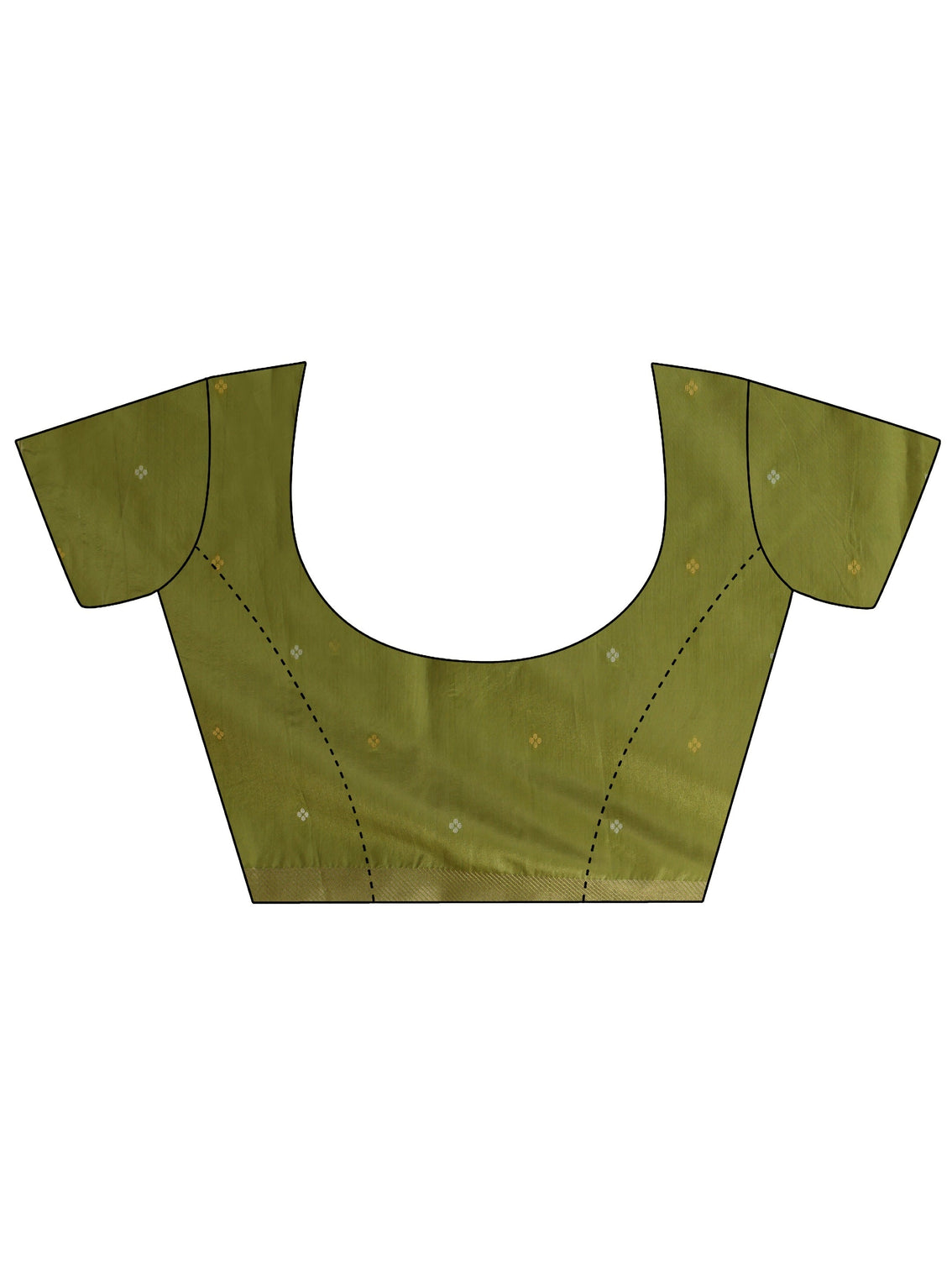 Mameraa Mustard Bandhani Silk Blend Saree