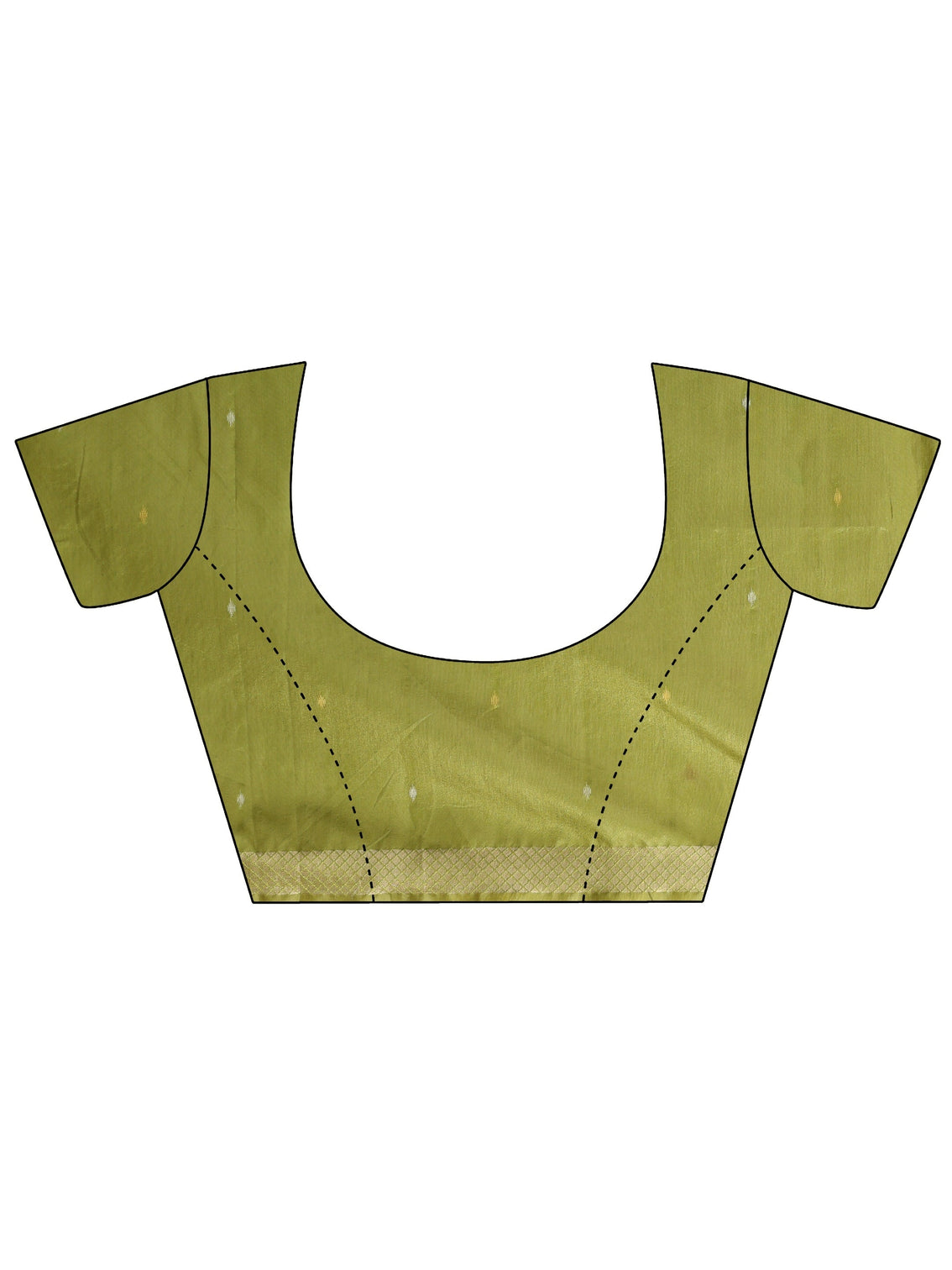 Mameraa Mustard Woven Design Silk Blend Saree