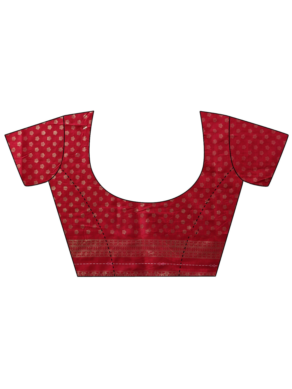 Mameraa Mustard Printed Silk Blend Saree