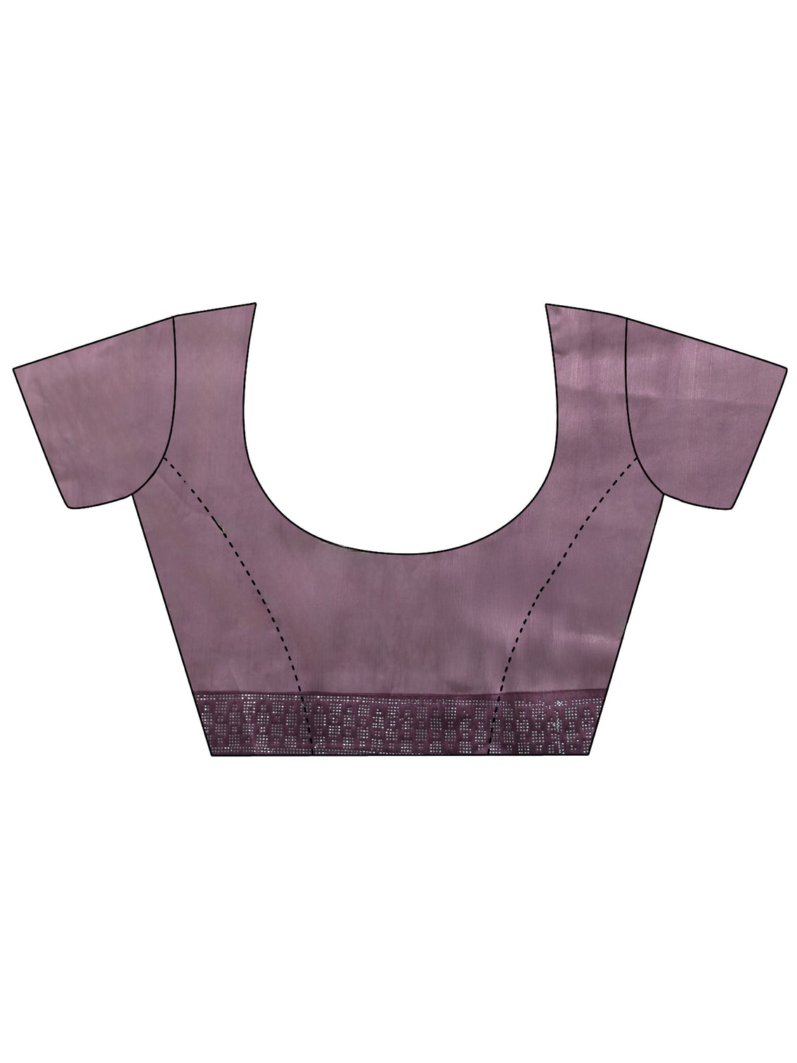 Mameraa Mauve Floral Embellished Tissue Saree