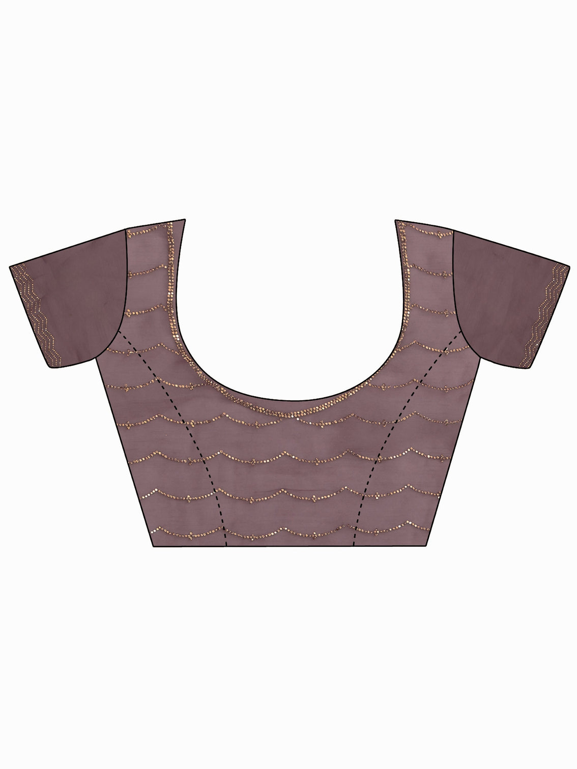 Mameraa Art Mauve Embellished Tissue Saree