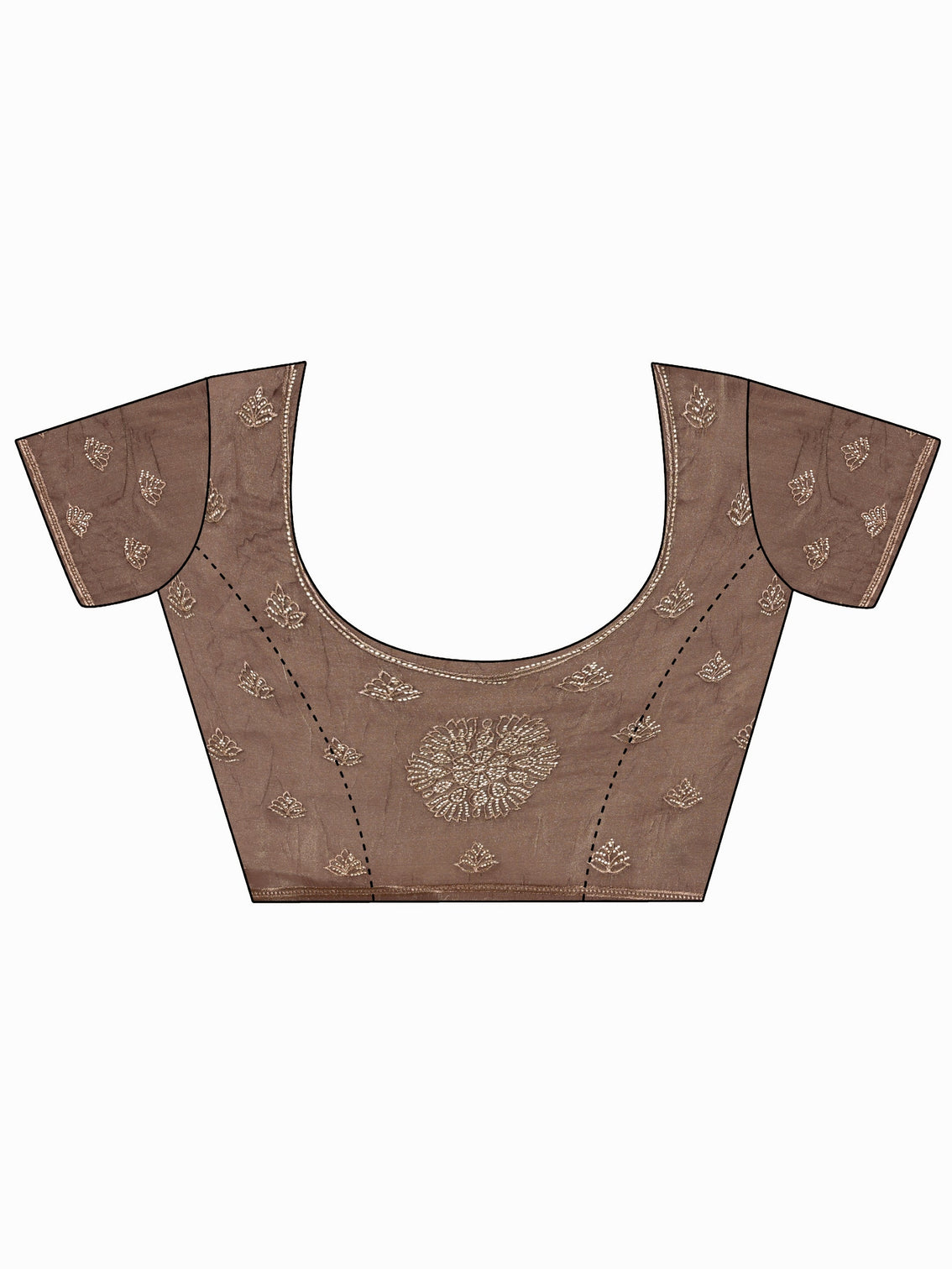 Mameraa Art Mauve Stone Work Embellished Tissue Saree