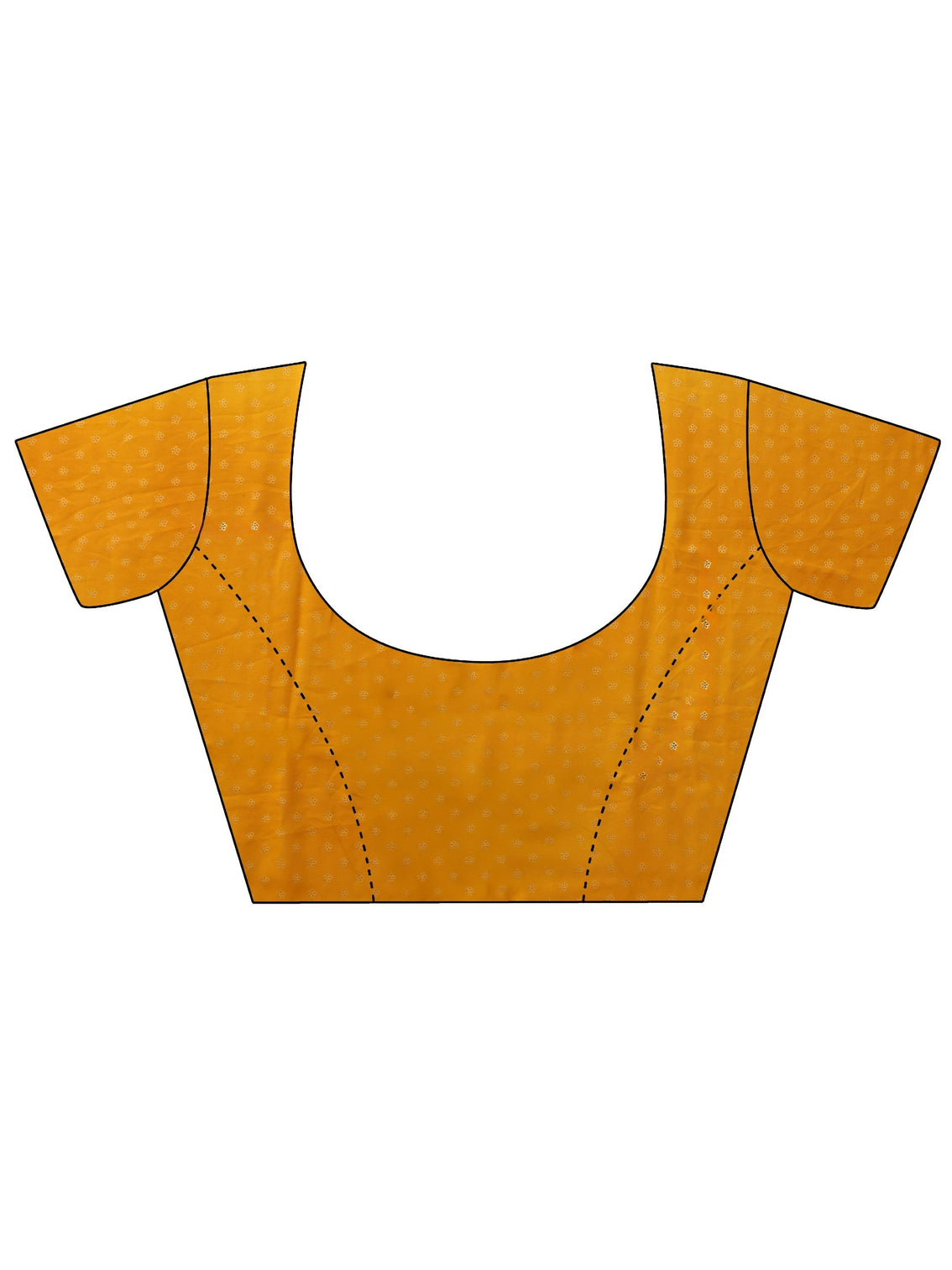 Mameraa Yellow Printed Georgette Saree