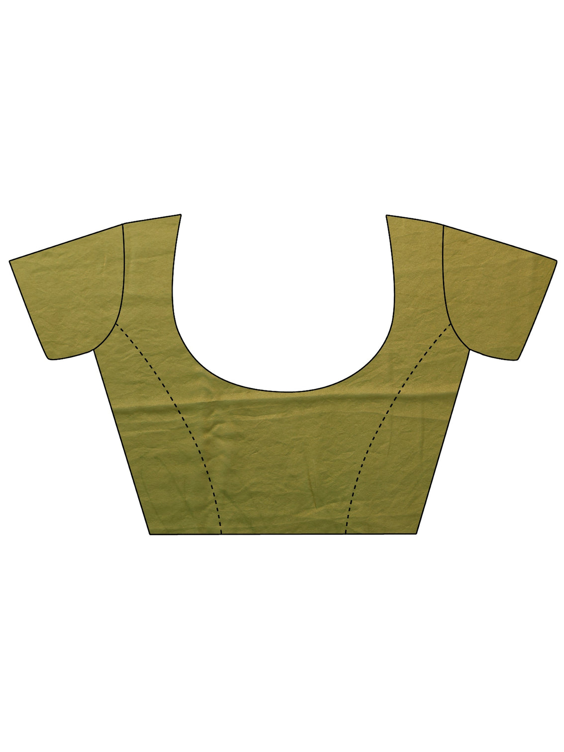 Mameraa Moss Green Tissue Saree with Embellished Border