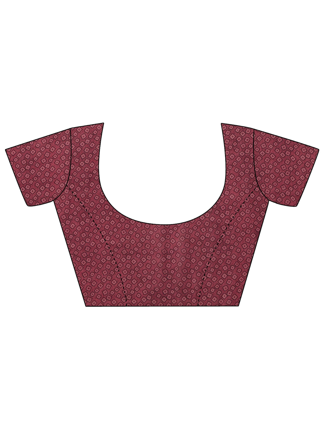 Mameraa Maroon Paisley Printed Georgette Saree
