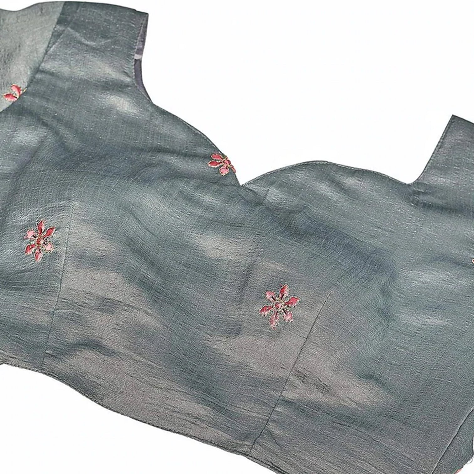 Santa Grey Gota Patti and Zari Stich Without can can work Lehenga choli