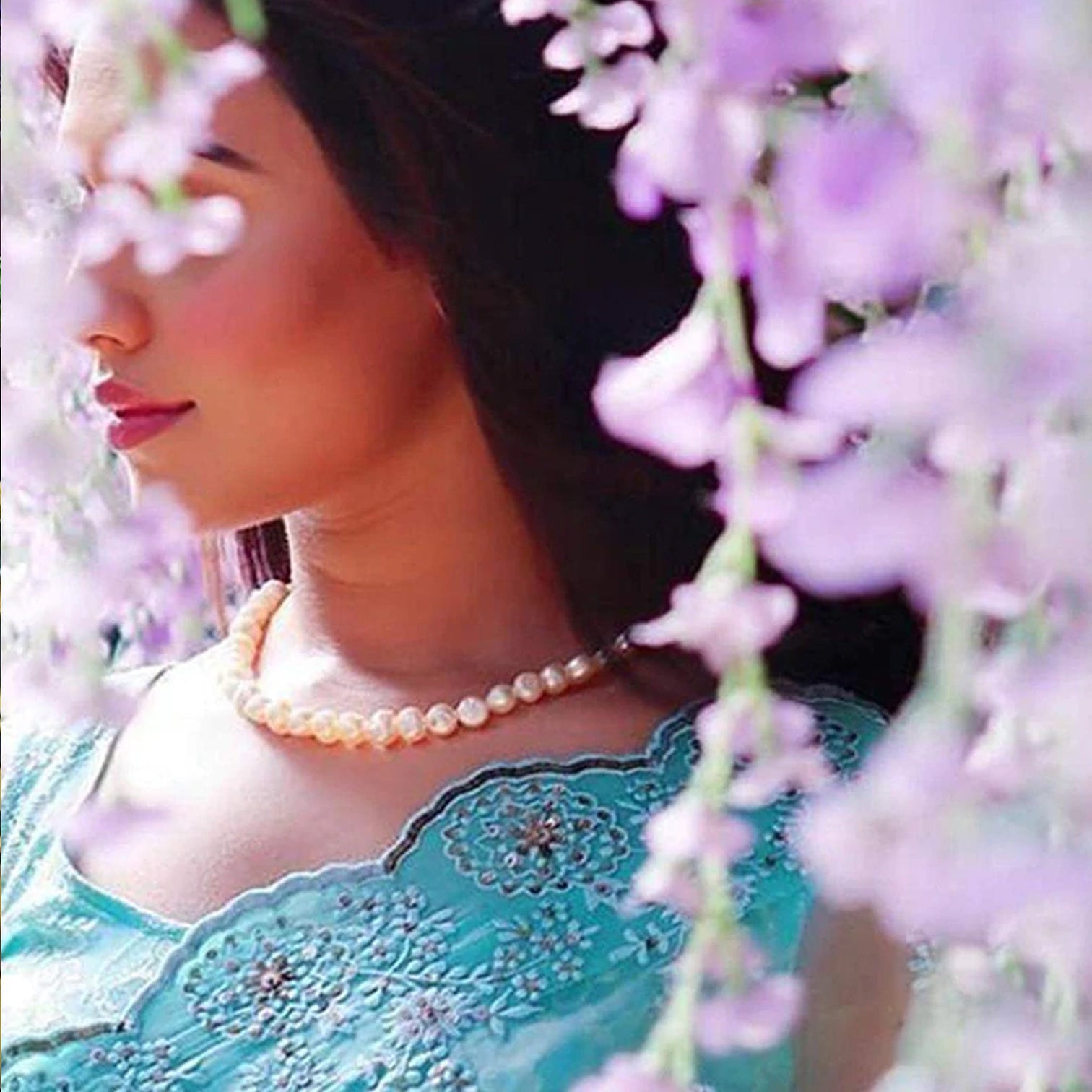 Sky Blue Organza Silk Saree with Beautiful Viscose Embroidery Work and Silk Blouse for Wedding