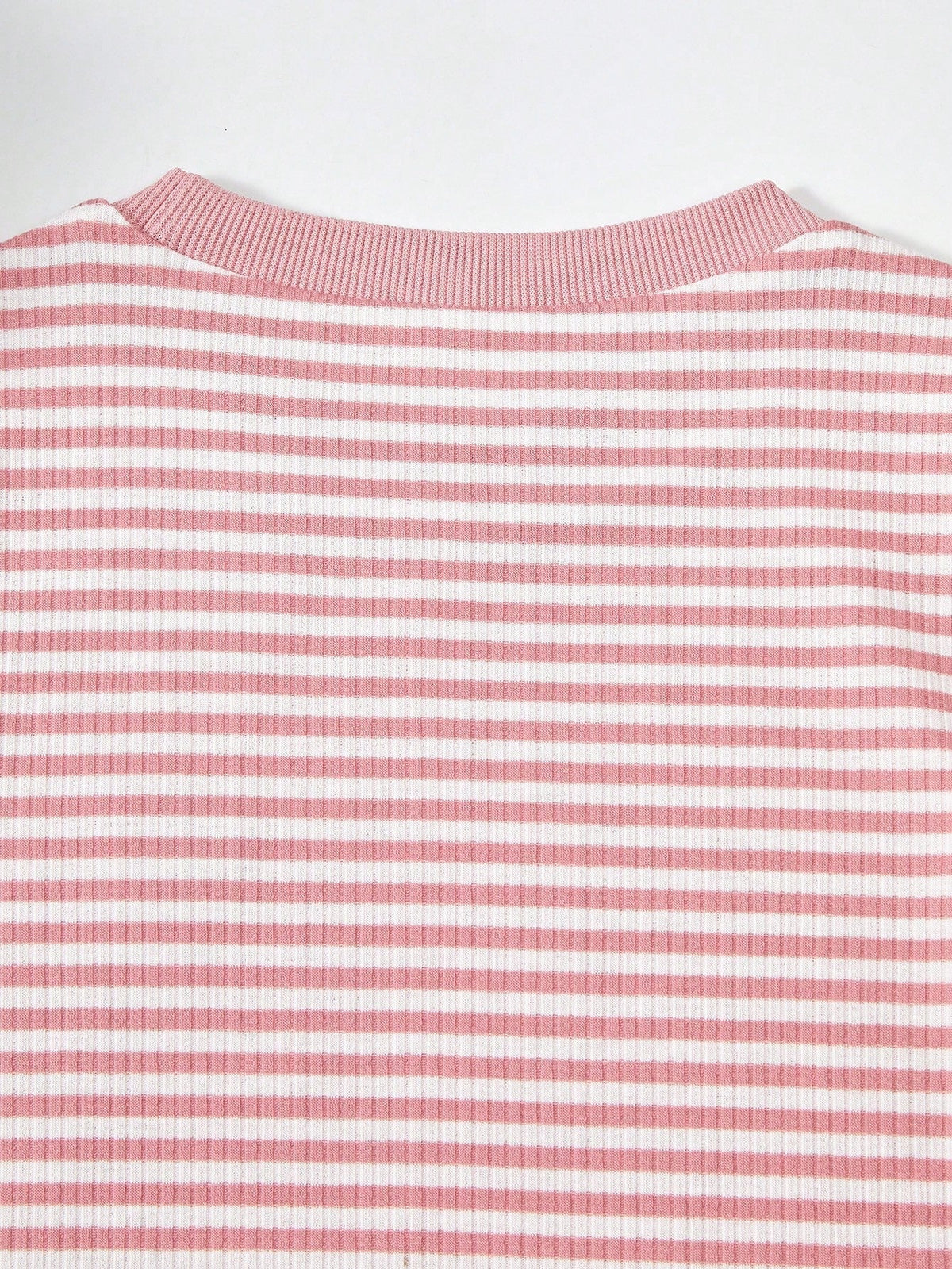 Girls Pink Stripe Bodycon Dress