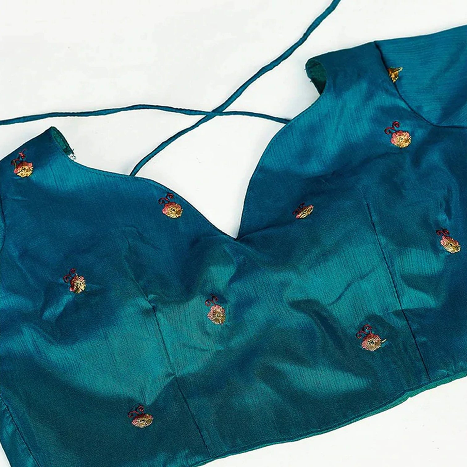 Blue Whale Gota Patti and Zari Stich Without can can work Lehenga choli