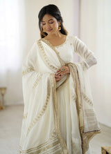 Saanjh Gown And Dupatta Set