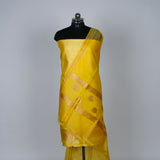 Yellow Banarasi Handloom Luxury Suit set