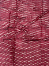 Black Pure Cotton Viscose Ikkat Print Saree