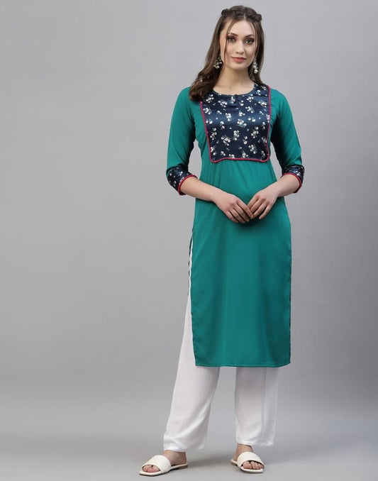 Rama Patch Printed Kurti