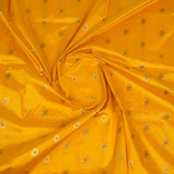 Yellow contrast with Red - Pure Soft premium Katan Silk Banarasi Saree