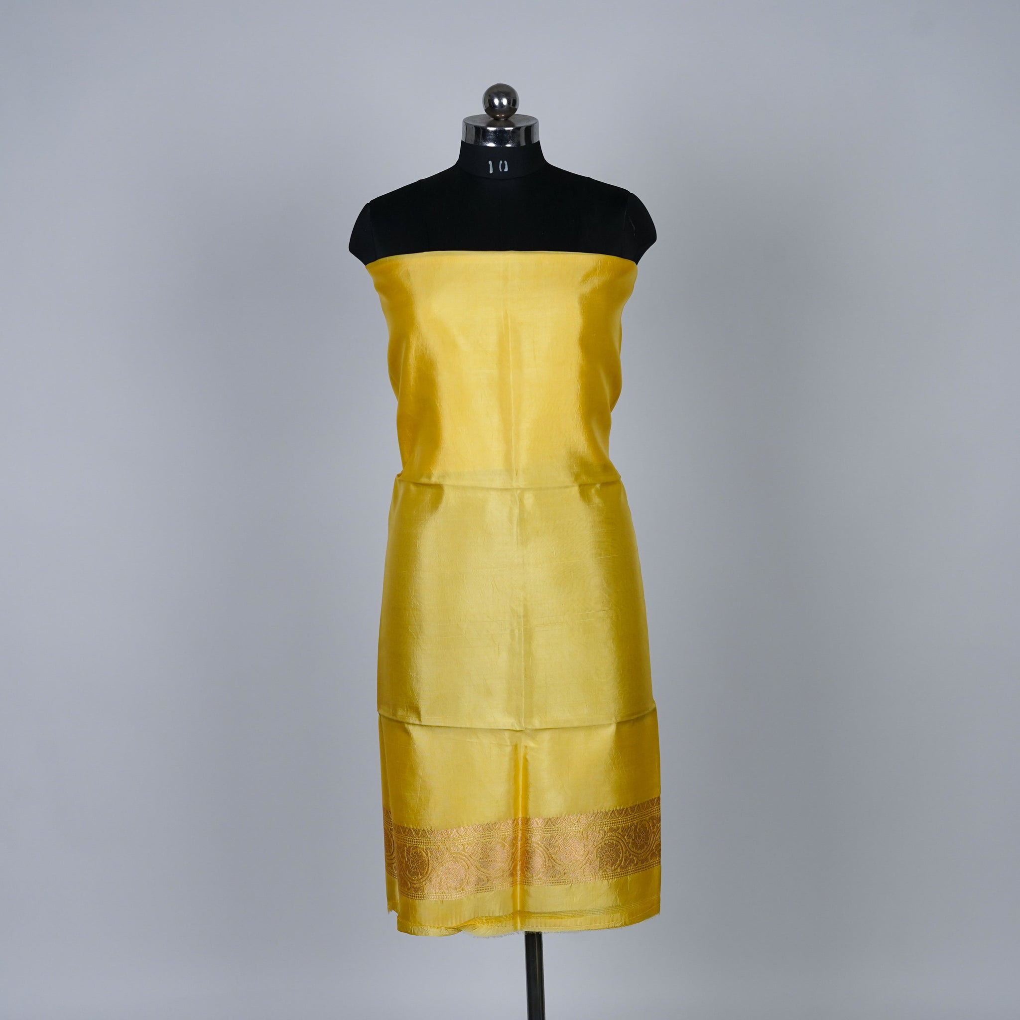 Yellow Banarasi Handloom Luxury Suit set