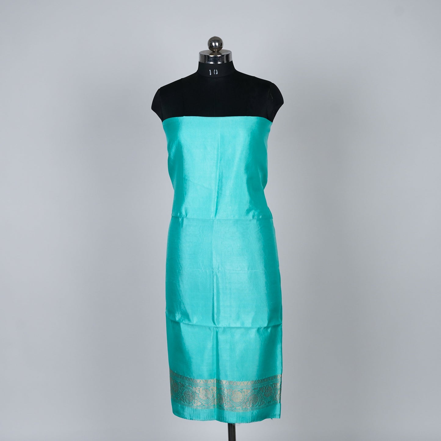 Teal Green Banarasi Handloom Luxury Suit set