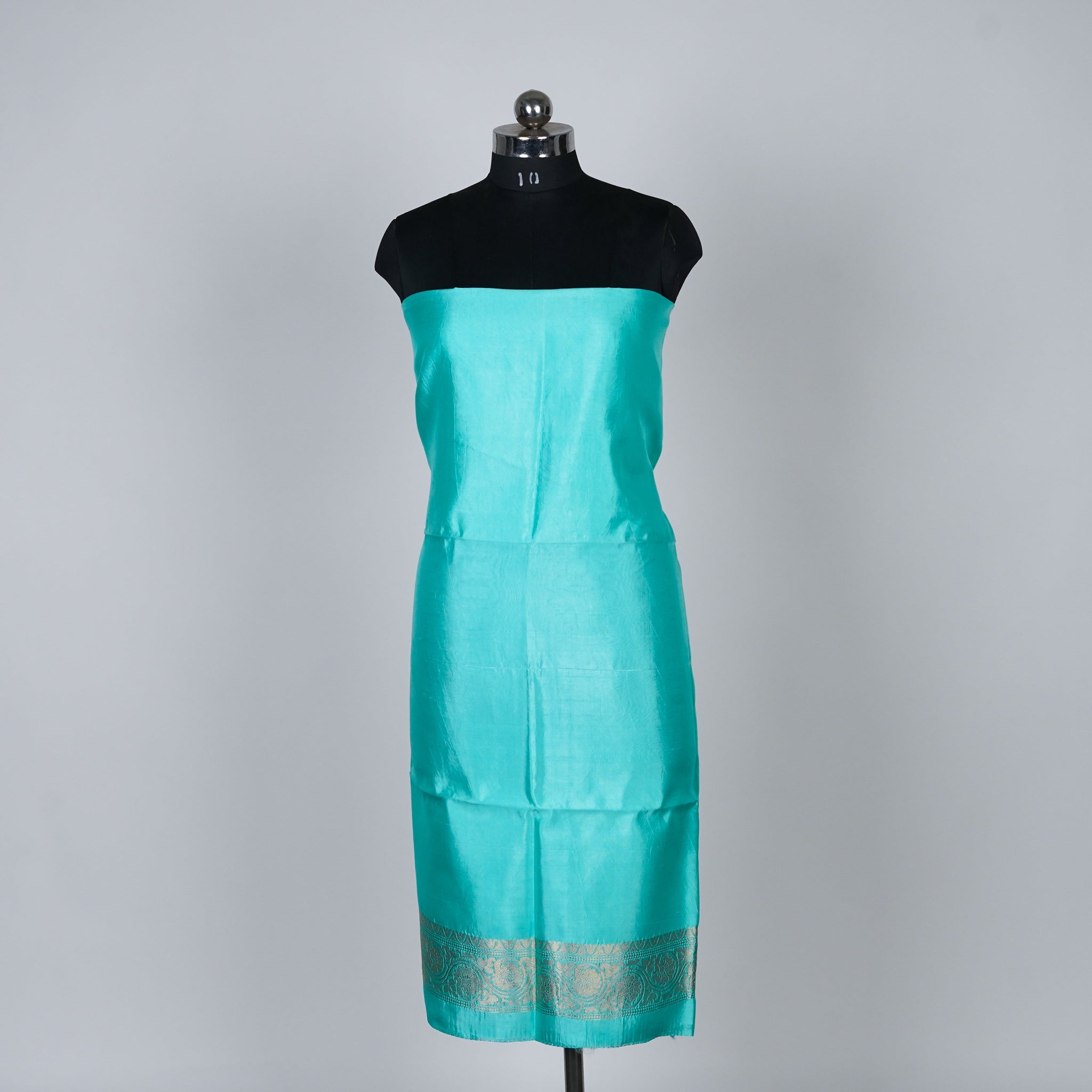 Teal Green Banarasi Handloom Luxury Suit set