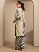 Libas Off White Printed Cotton Blend Co-Ord Set