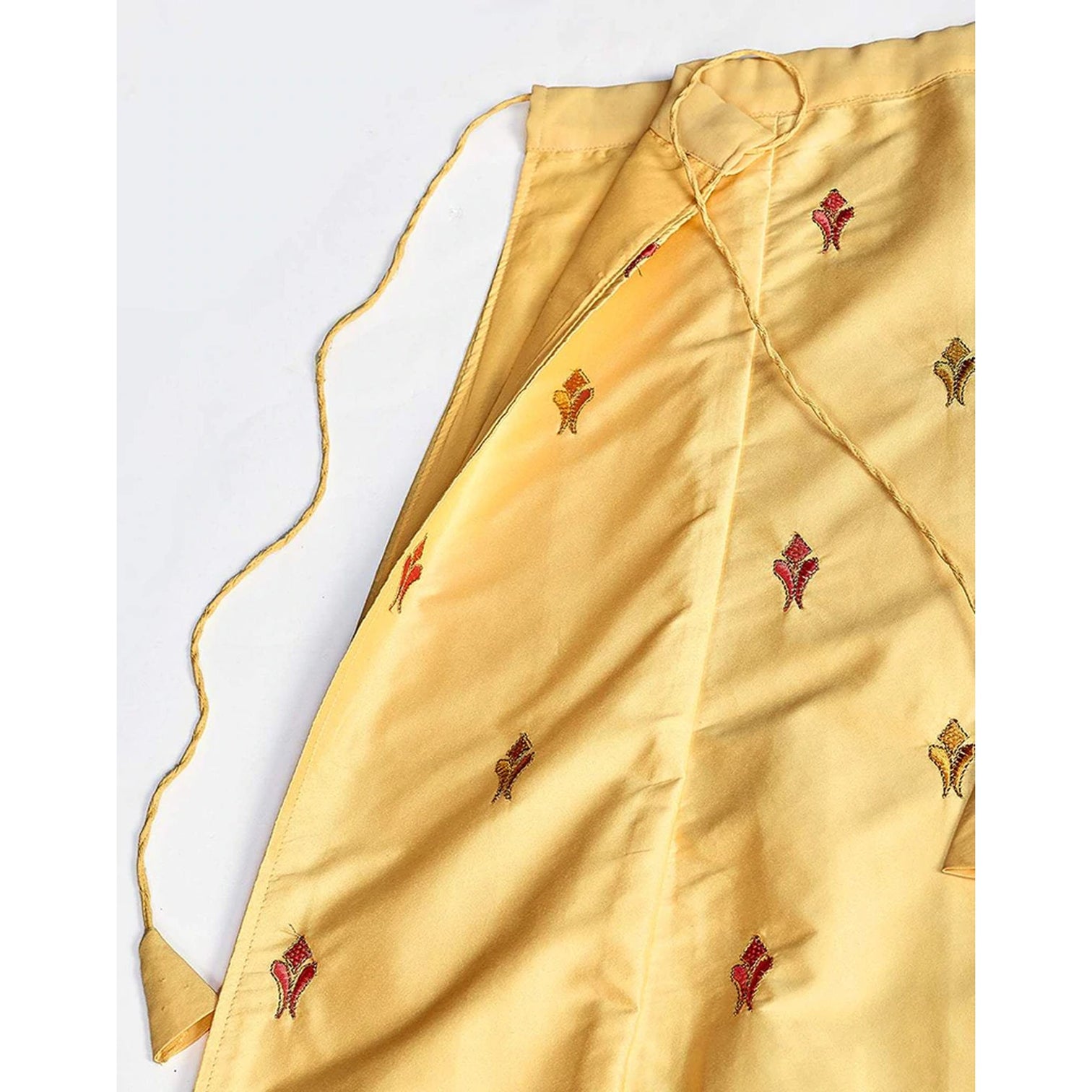 Golden Sand Gota Patti and Zari Stich Without can can work Lehenga choli
