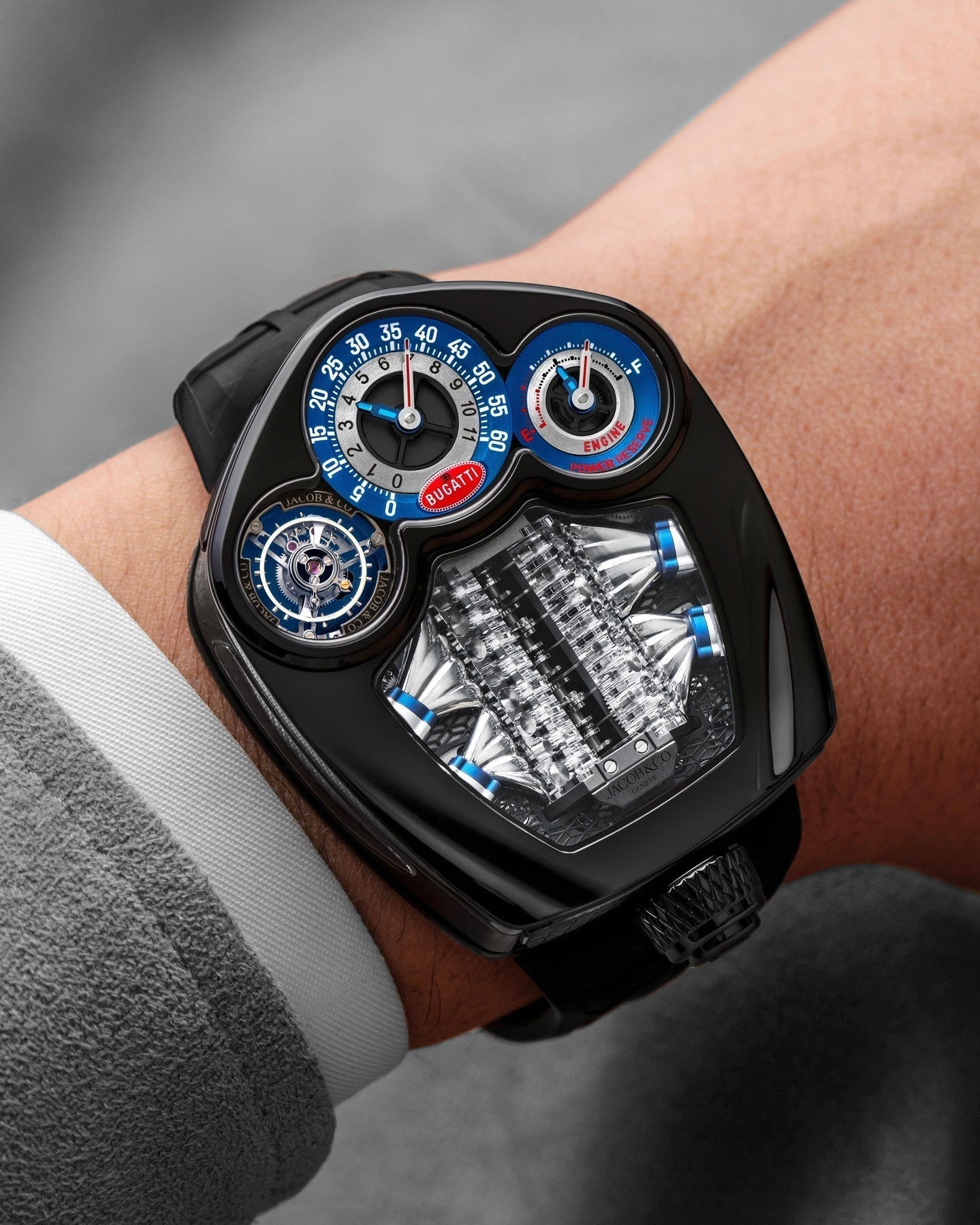 Branded Jacob & Co. Bugatti Tourbillon Watch