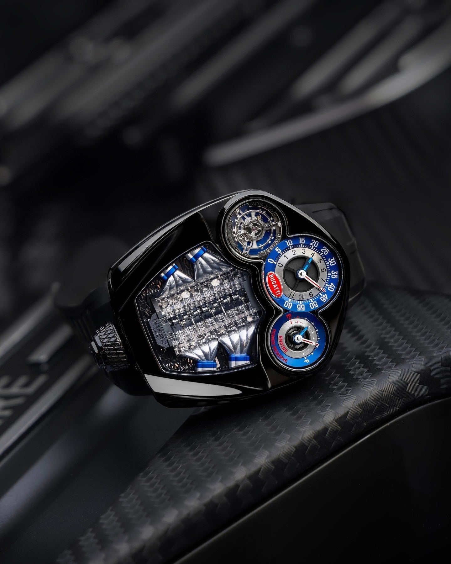 Branded Jacob & Co. Bugatti Tourbillon Watch