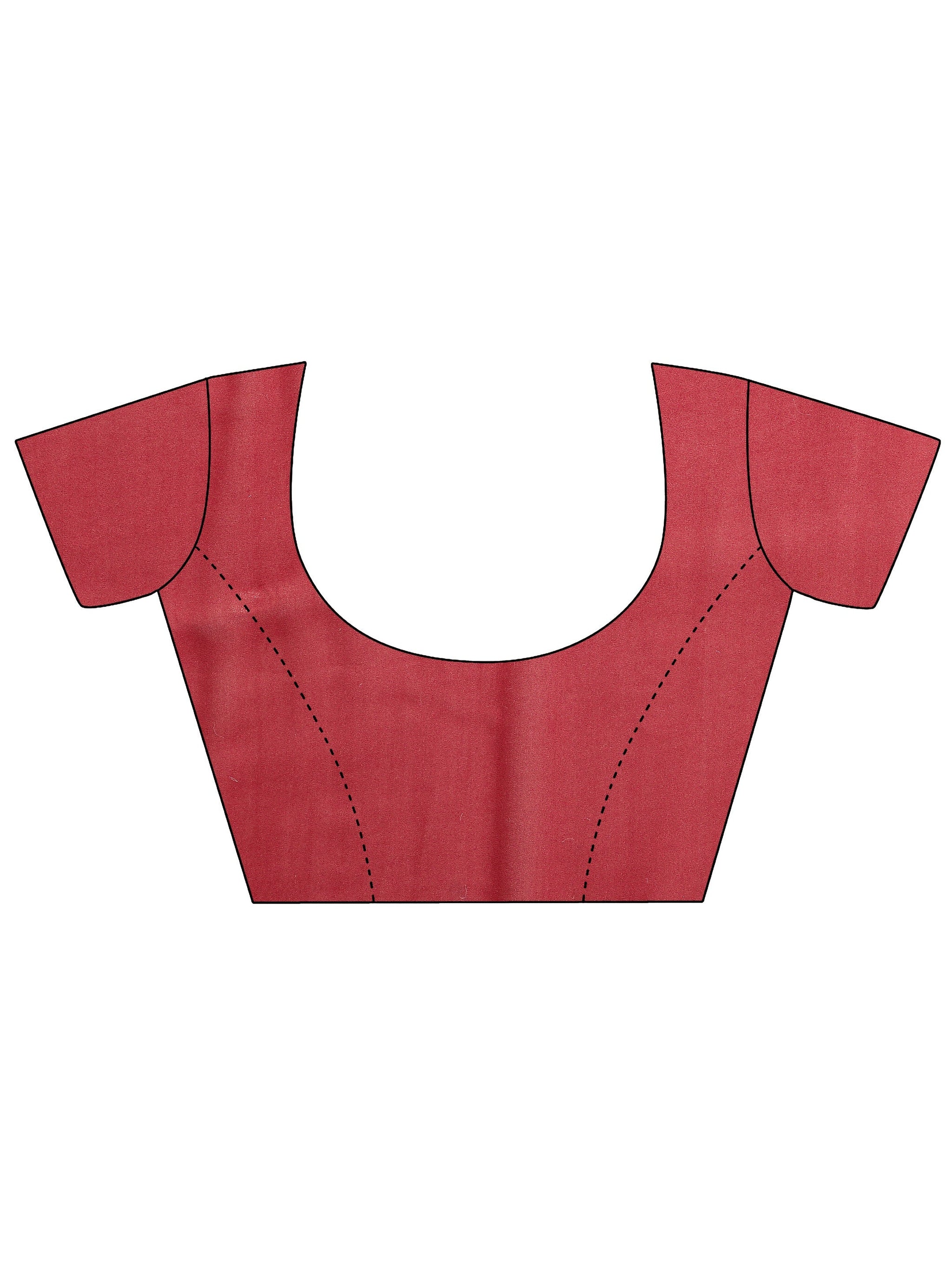 Libas Brown Ethnic Motifs Printed Silk Blend Saree With Unstitched Blouse Piece