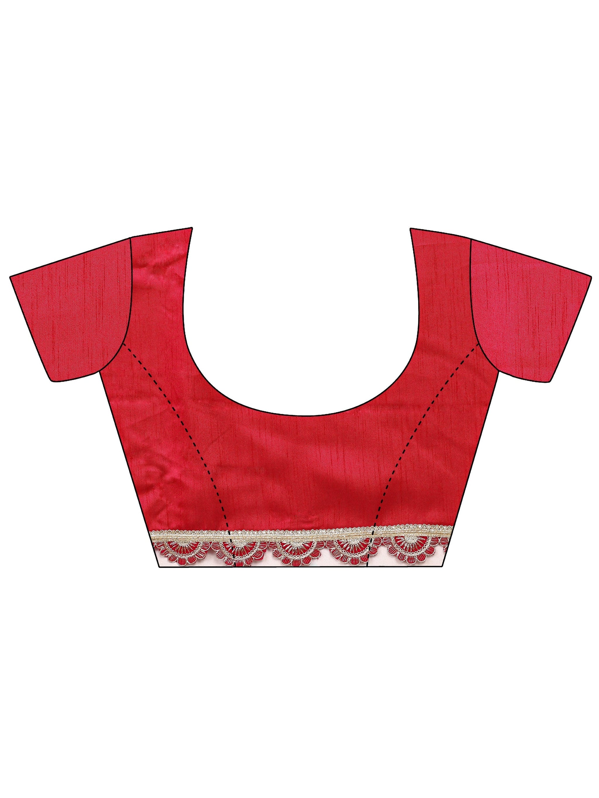 Libas Green Solid Tissue Saree With Unstitched Blouse Piece