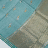 Emerald Deep Green - Pure Organza Banarasi Saree