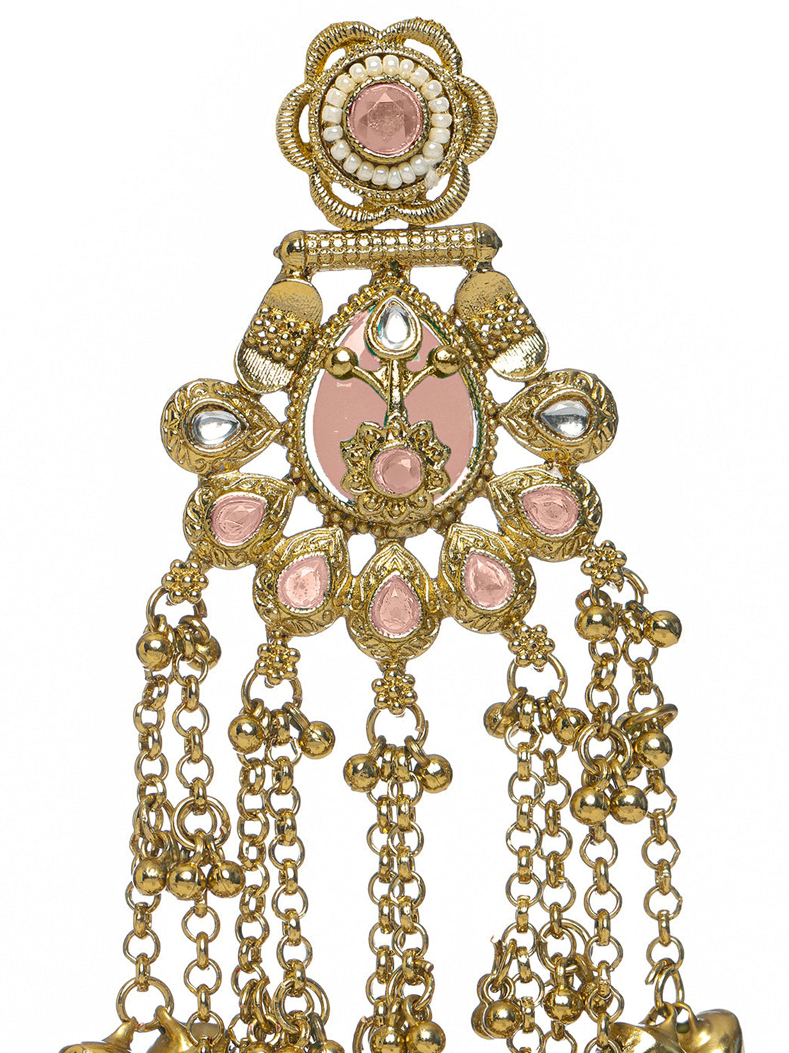 Mameraa Multicolour Dangling Ghungroo Earrings