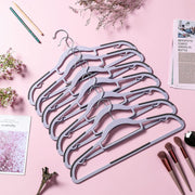 20-Piece Heavy Duty Grey Plastic Clothes Hangers | Non-Slip & Space-Saving | For Wet & Dry Clothes