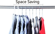 5-Piece Heavy Duty White Plastic Clothes Hangers | Non-Slip & Space-Saving | For Wet & Dry Clothes)