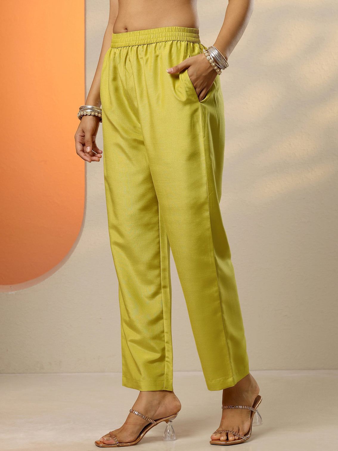 Mameraa Yellow Woven Design Silk Blend Anarkali Suit Set With Dupatta