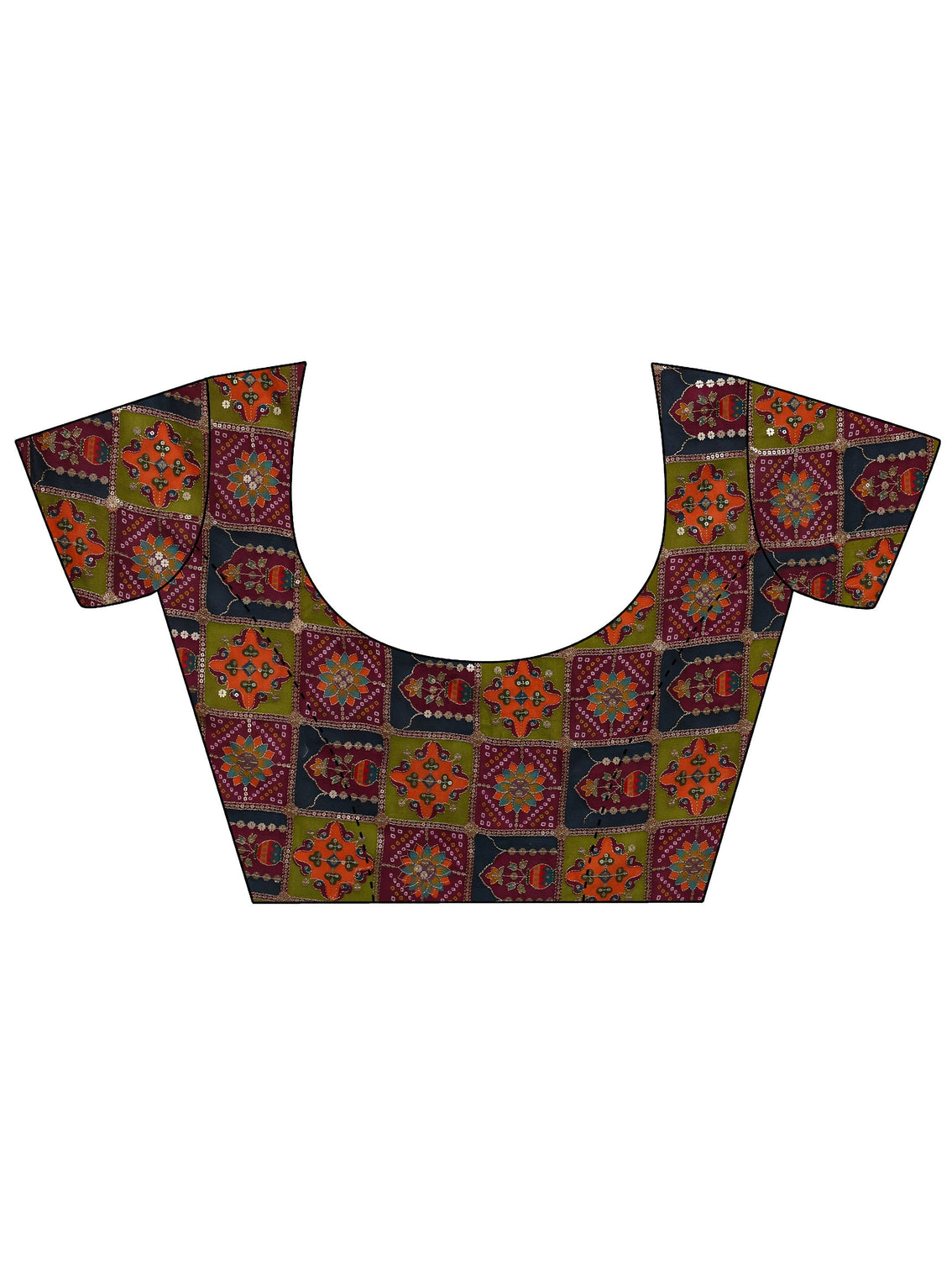 Mameraa Burgundy Solid Chiffon Saree With Unstitched Blouse Piece