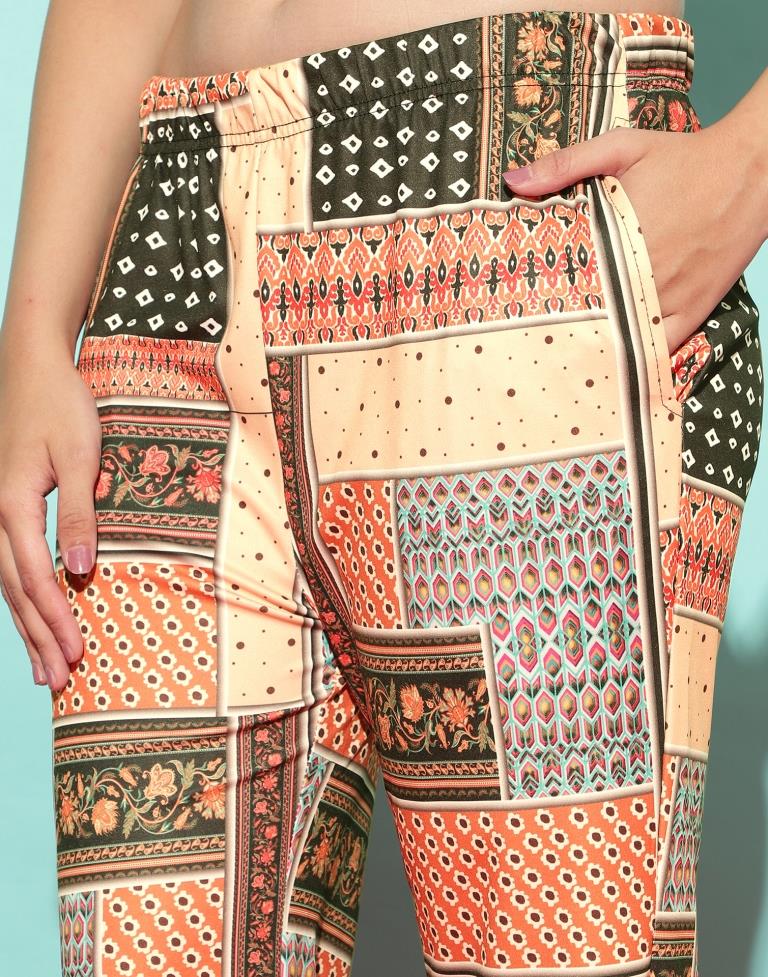 Multicoloured Printed Co-ord Set