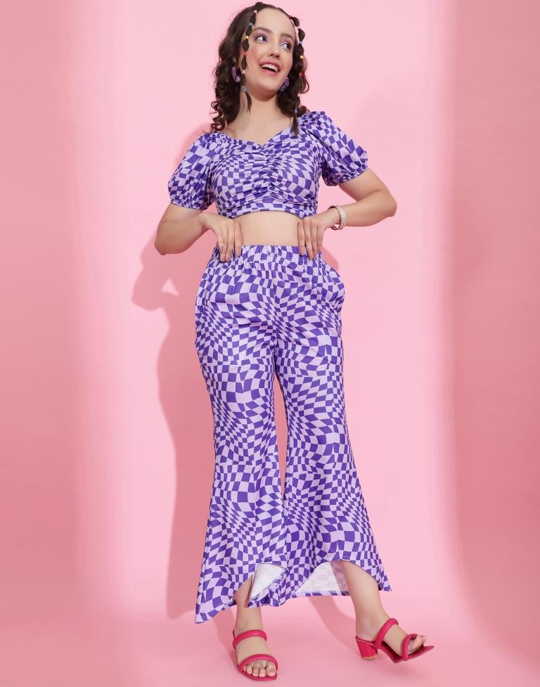 Blue Printed Co-ord Set