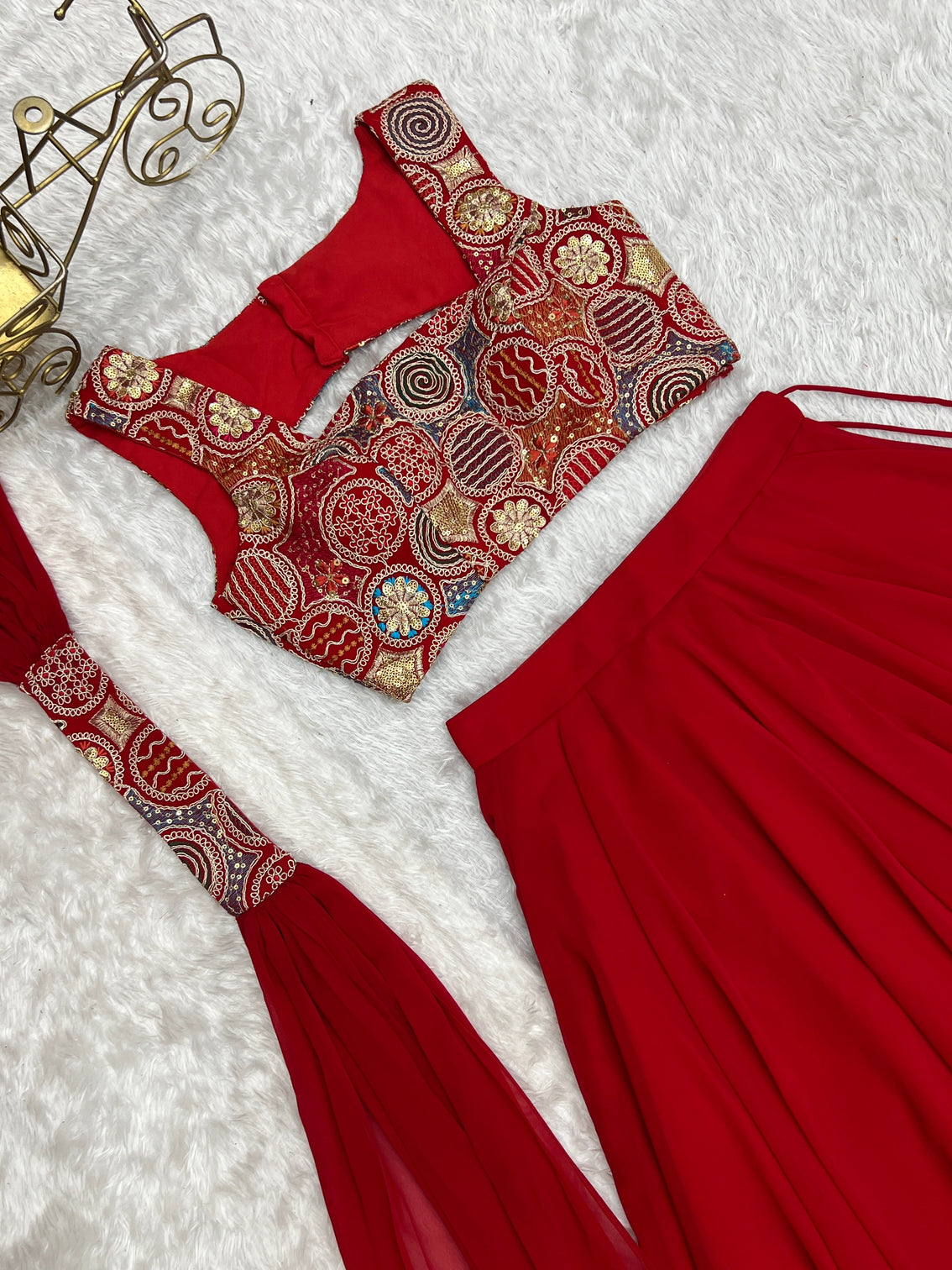 Elegant ready to wear anarkali suit for women designer bandhej work ethnic wear