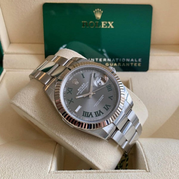 Classy Men's Rolex Watch With Stainless Steel Belt